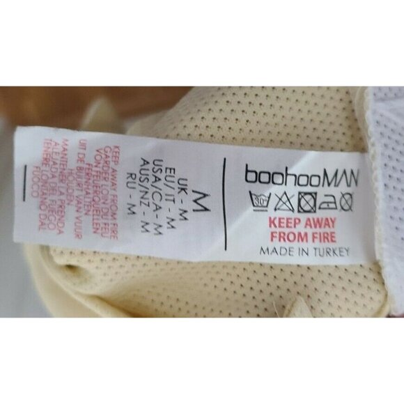 Official Boohoo MAN X Da Baby Limited Edition Sleeveless Jersey Yellow/White M - Picture 9 of 9